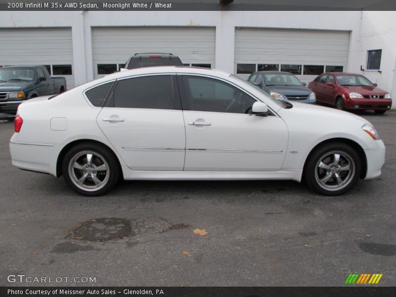 Moonlight White / Wheat 2008 Infiniti M 35x AWD Sedan
