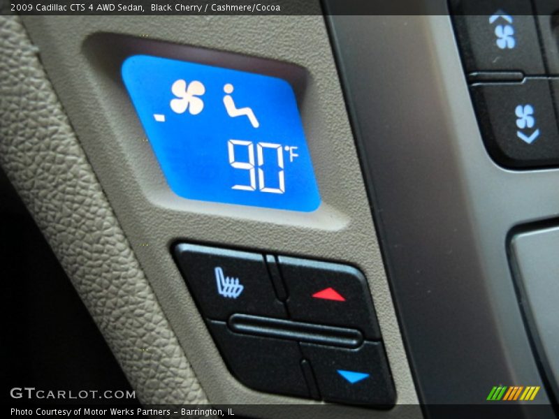 Black Cherry / Cashmere/Cocoa 2009 Cadillac CTS 4 AWD Sedan