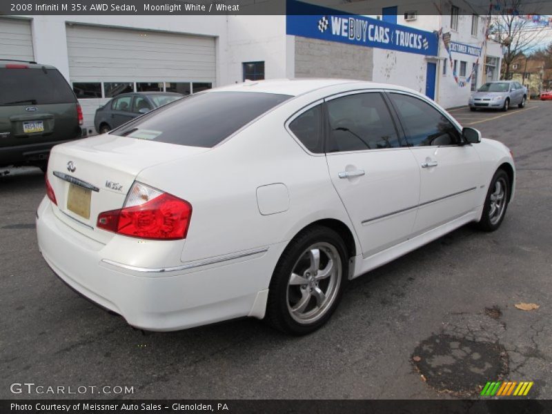 Moonlight White / Wheat 2008 Infiniti M 35x AWD Sedan