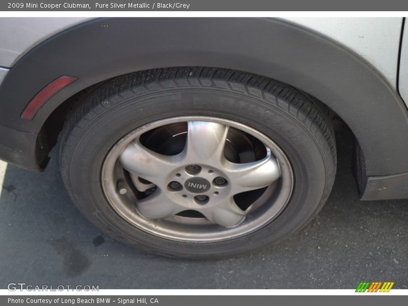 Pure Silver Metallic / Black/Grey 2009 Mini Cooper Clubman