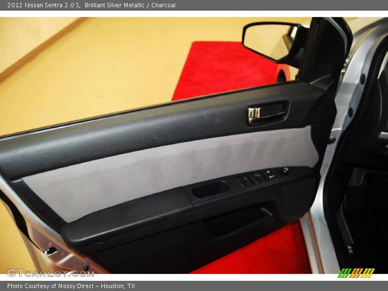 Brilliant Silver Metallic / Charcoal 2012 Nissan Sentra 2.0 S