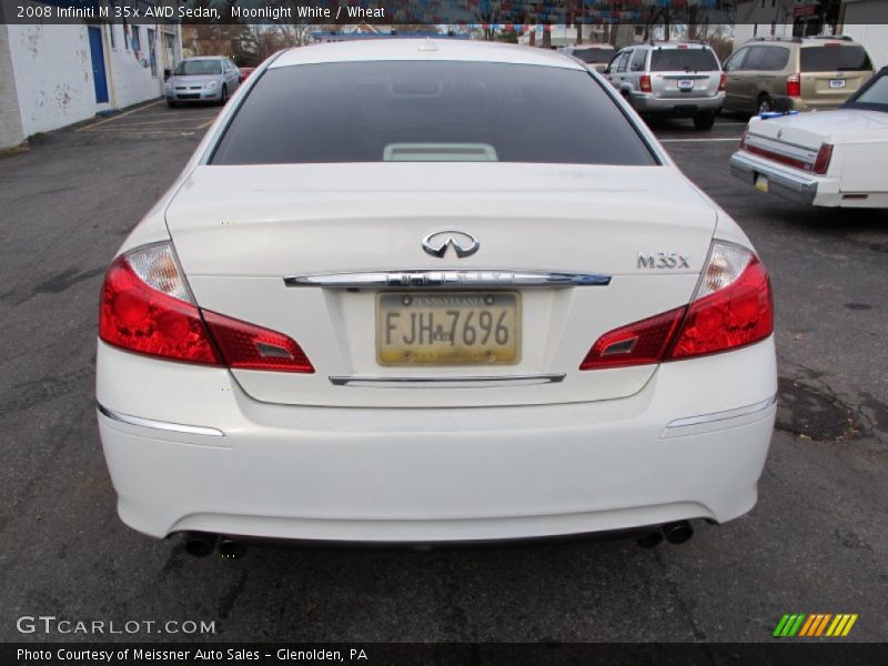 Moonlight White / Wheat 2008 Infiniti M 35x AWD Sedan