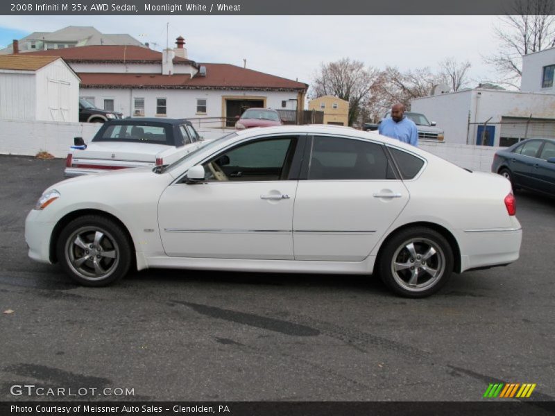 Moonlight White / Wheat 2008 Infiniti M 35x AWD Sedan