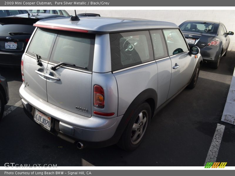 Pure Silver Metallic / Black/Grey 2009 Mini Cooper Clubman