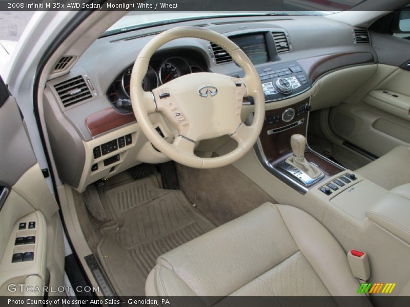 Moonlight White / Wheat 2008 Infiniti M 35x AWD Sedan