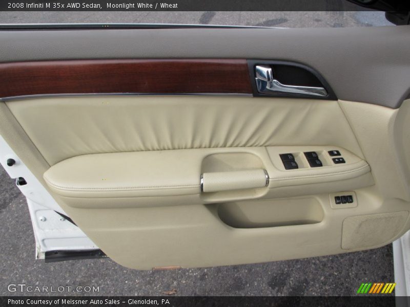 Moonlight White / Wheat 2008 Infiniti M 35x AWD Sedan