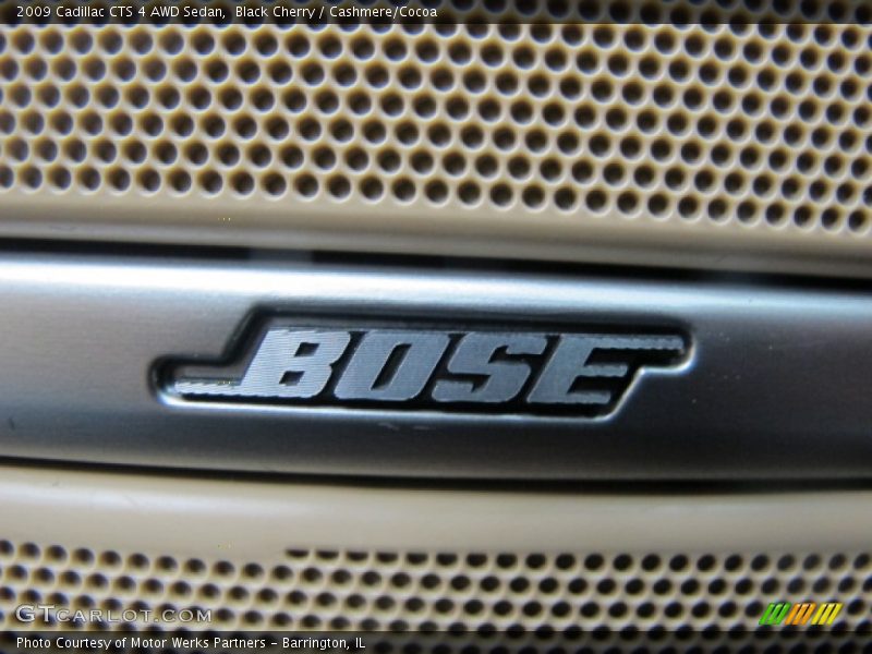 Black Cherry / Cashmere/Cocoa 2009 Cadillac CTS 4 AWD Sedan