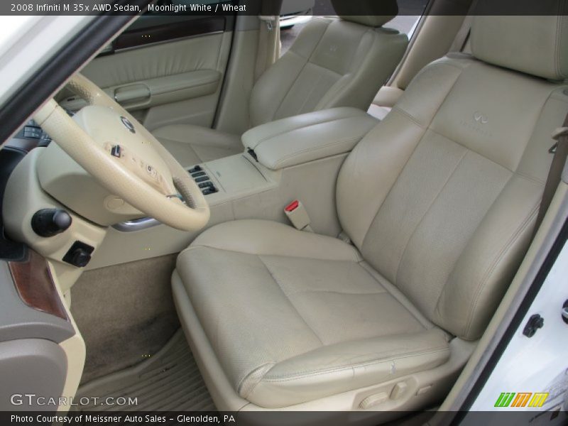 Moonlight White / Wheat 2008 Infiniti M 35x AWD Sedan