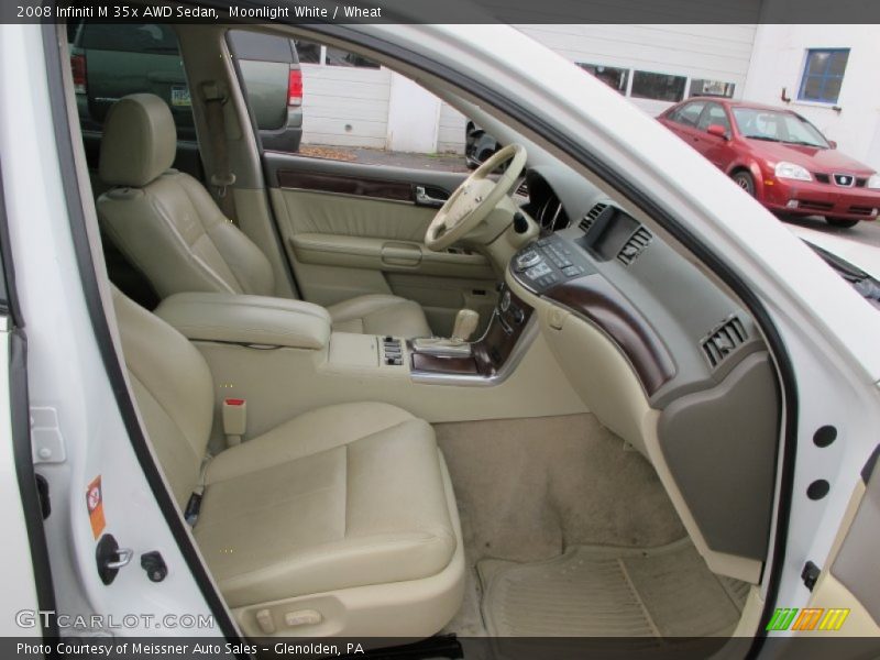 Moonlight White / Wheat 2008 Infiniti M 35x AWD Sedan