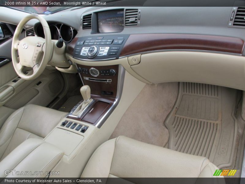 Moonlight White / Wheat 2008 Infiniti M 35x AWD Sedan