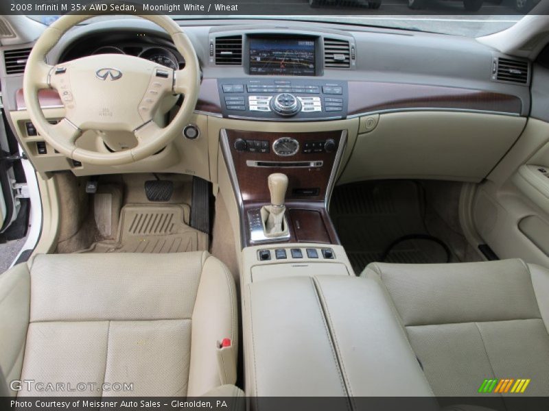 Moonlight White / Wheat 2008 Infiniti M 35x AWD Sedan