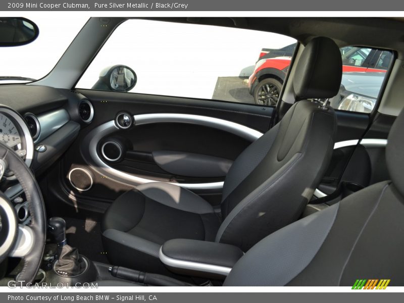 Pure Silver Metallic / Black/Grey 2009 Mini Cooper Clubman