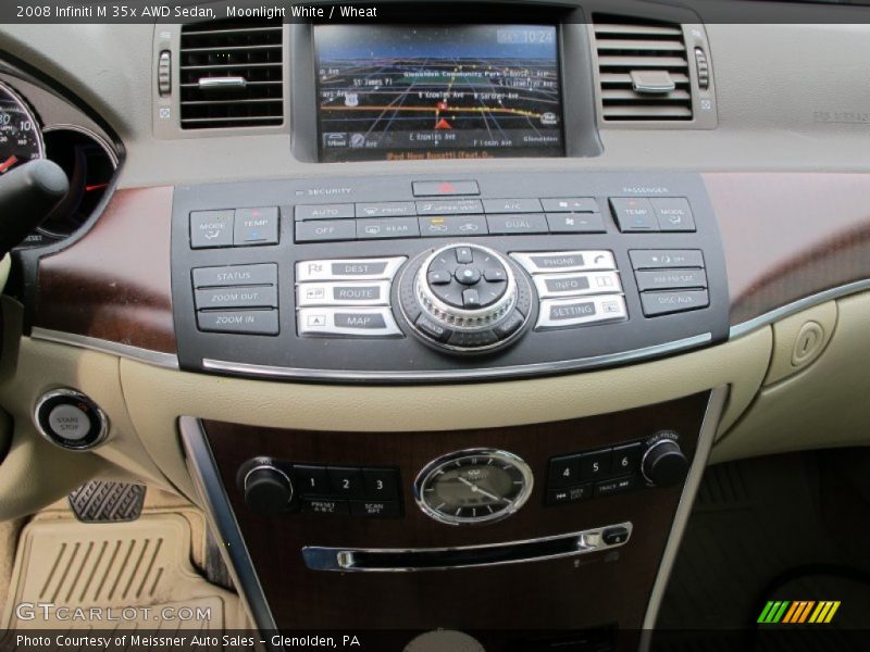 Moonlight White / Wheat 2008 Infiniti M 35x AWD Sedan
