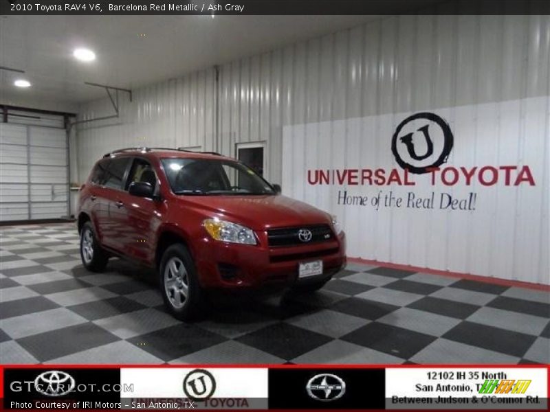 Barcelona Red Metallic / Ash Gray 2010 Toyota RAV4 V6