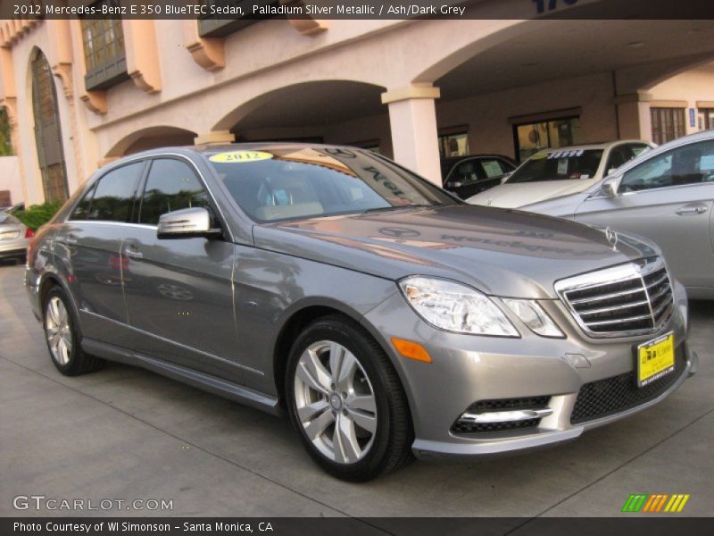 Palladium Silver Metallic / Ash/Dark Grey 2012 Mercedes-Benz E 350 BlueTEC Sedan