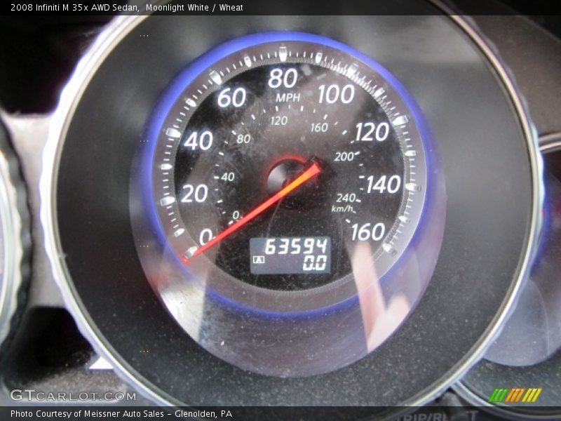 Moonlight White / Wheat 2008 Infiniti M 35x AWD Sedan