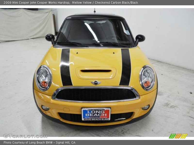 Mellow Yellow / Checkered Carbon Black/Black 2009 Mini Cooper John Cooper Works Hardtop