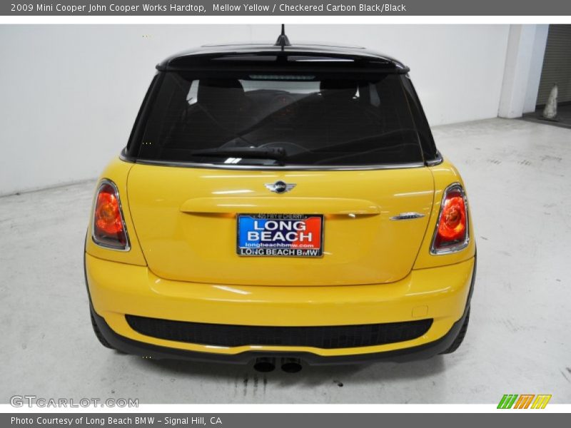 Mellow Yellow / Checkered Carbon Black/Black 2009 Mini Cooper John Cooper Works Hardtop