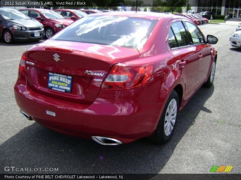 Vivid Red / Black 2012 Suzuki Kizashi S AWD