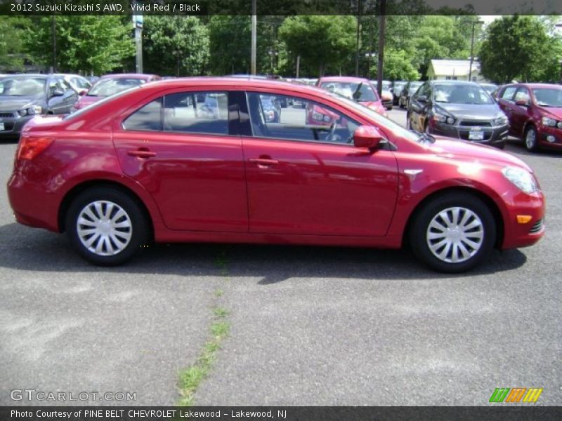 Vivid Red / Black 2012 Suzuki Kizashi S AWD