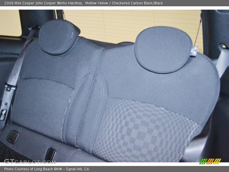 Mellow Yellow / Checkered Carbon Black/Black 2009 Mini Cooper John Cooper Works Hardtop