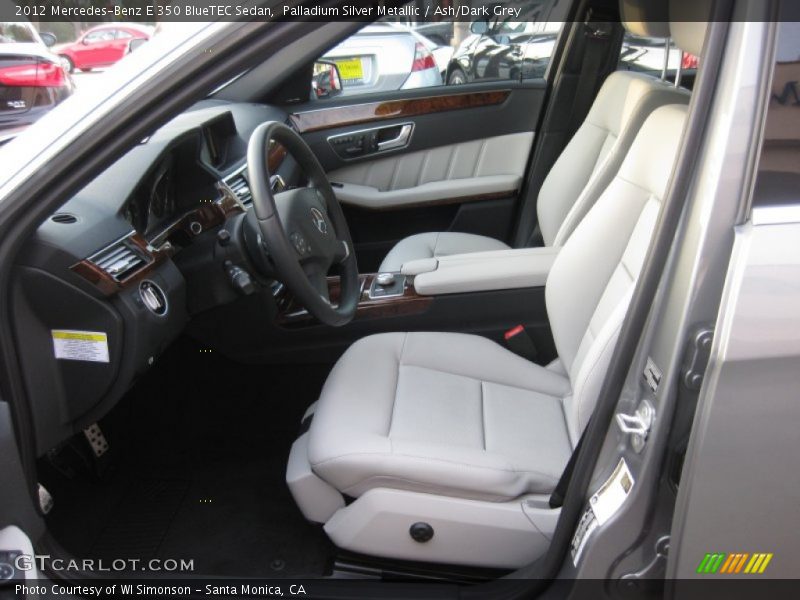 Palladium Silver Metallic / Ash/Dark Grey 2012 Mercedes-Benz E 350 BlueTEC Sedan