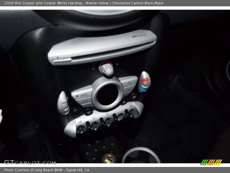 Mellow Yellow / Checkered Carbon Black/Black 2009 Mini Cooper John Cooper Works Hardtop