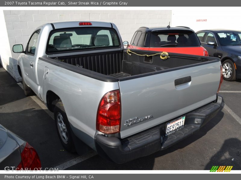 Silver Streak Mica / Graphite Gray 2007 Toyota Tacoma Regular Cab