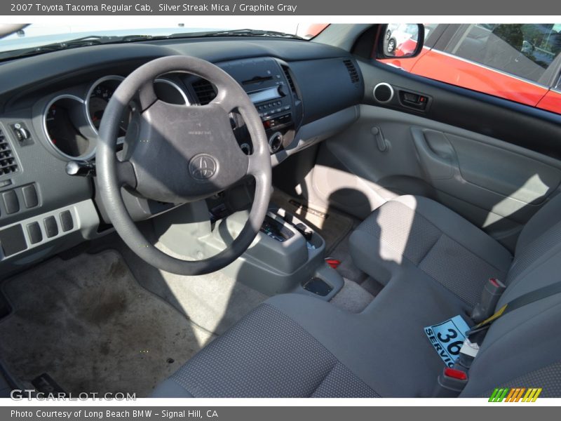 Silver Streak Mica / Graphite Gray 2007 Toyota Tacoma Regular Cab