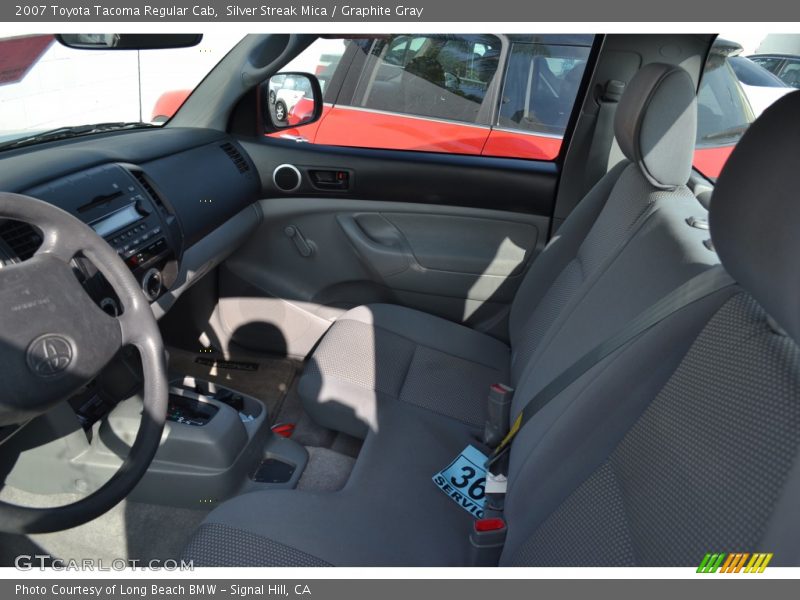 Silver Streak Mica / Graphite Gray 2007 Toyota Tacoma Regular Cab