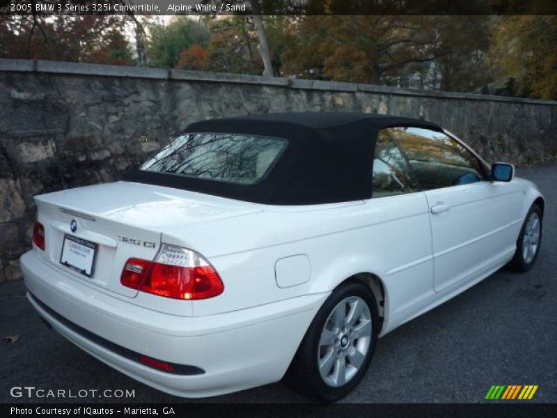 Alpine White / Sand 2005 BMW 3 Series 325i Convertible
