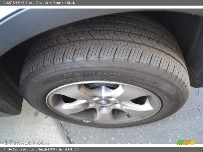 Silver Grey Metallic / Black 2007 BMW X3 3.0si