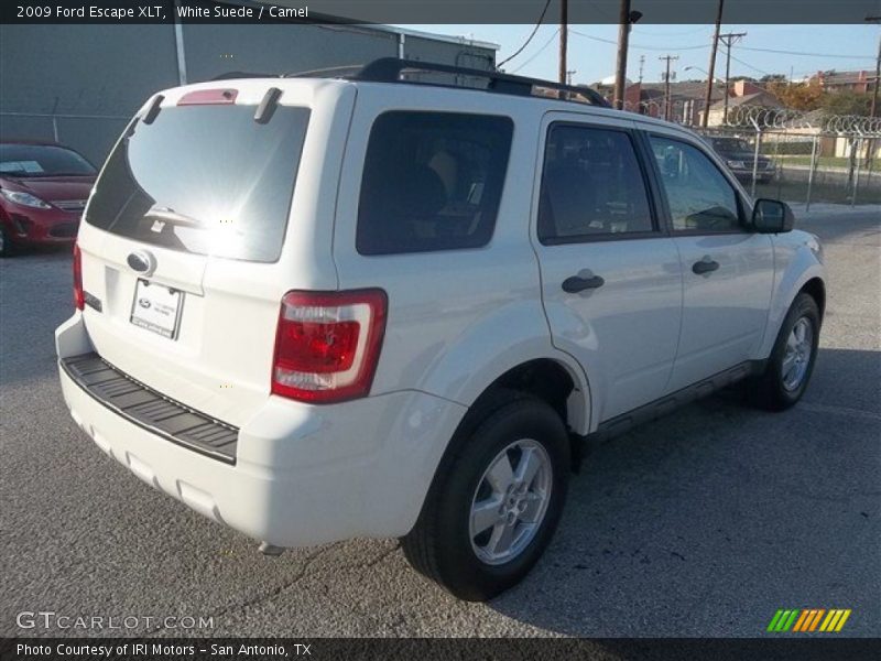 White Suede / Camel 2009 Ford Escape XLT