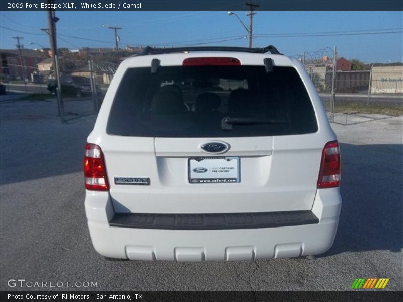 White Suede / Camel 2009 Ford Escape XLT