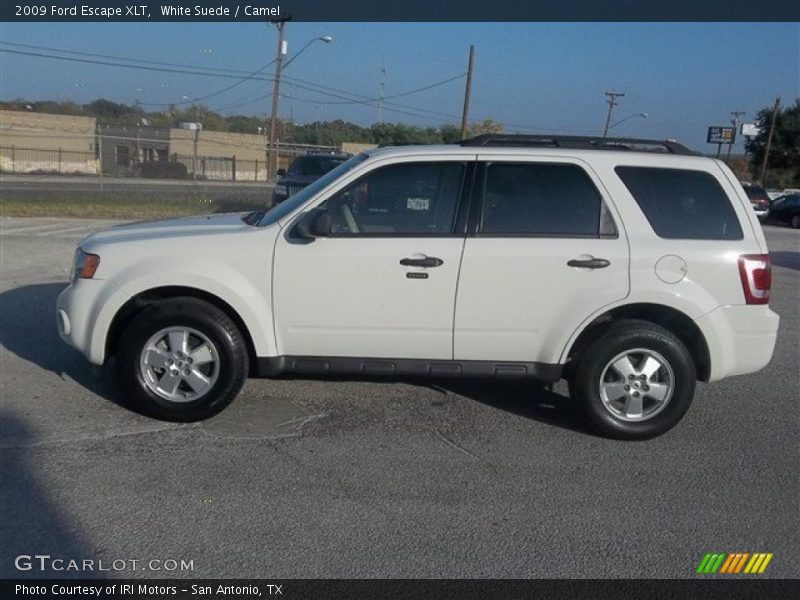 White Suede / Camel 2009 Ford Escape XLT