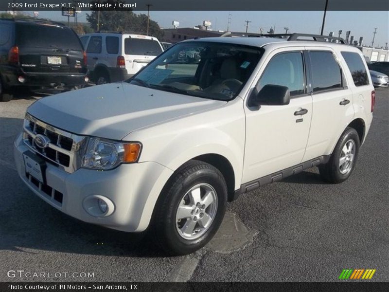 White Suede / Camel 2009 Ford Escape XLT