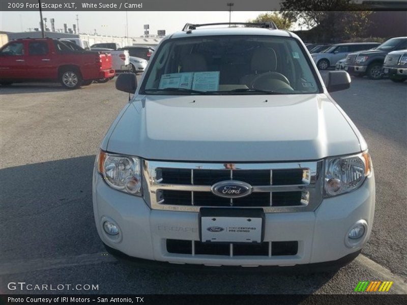 White Suede / Camel 2009 Ford Escape XLT