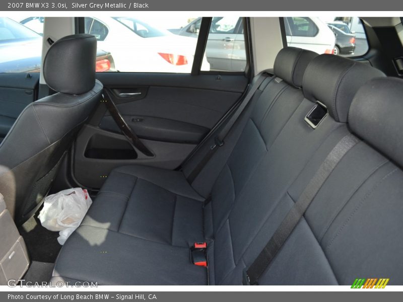 Silver Grey Metallic / Black 2007 BMW X3 3.0si