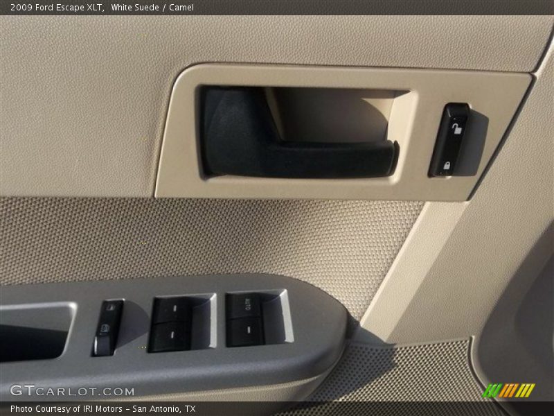 White Suede / Camel 2009 Ford Escape XLT
