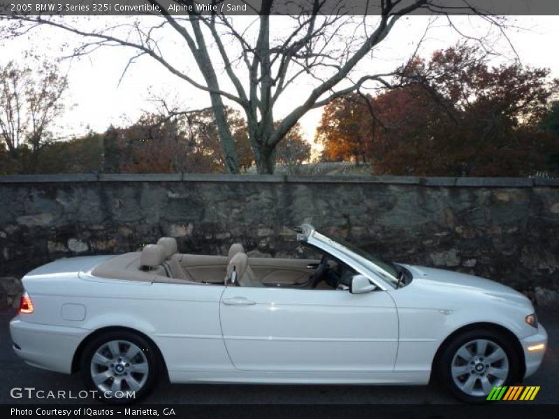 Alpine White / Sand 2005 BMW 3 Series 325i Convertible