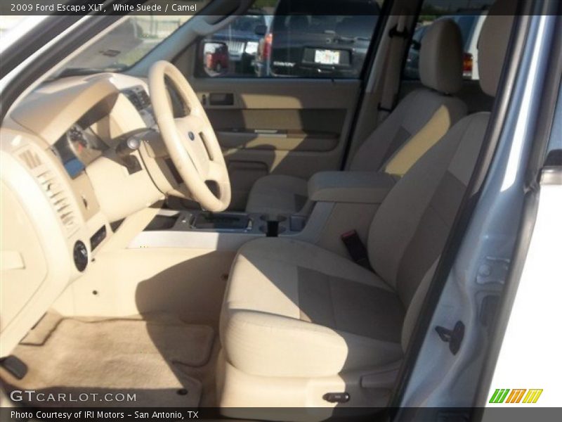 White Suede / Camel 2009 Ford Escape XLT