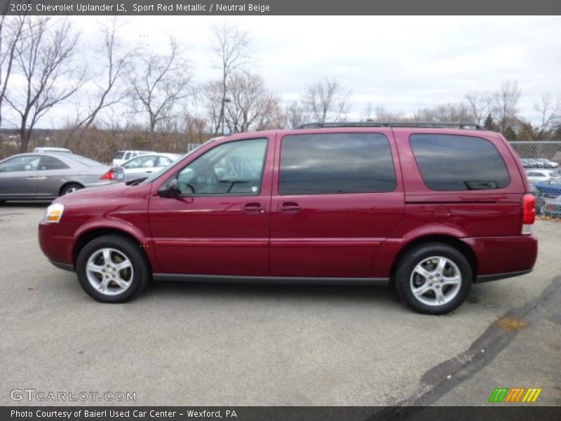 Sport Red Metallic / Neutral Beige 2005 Chevrolet Uplander LS