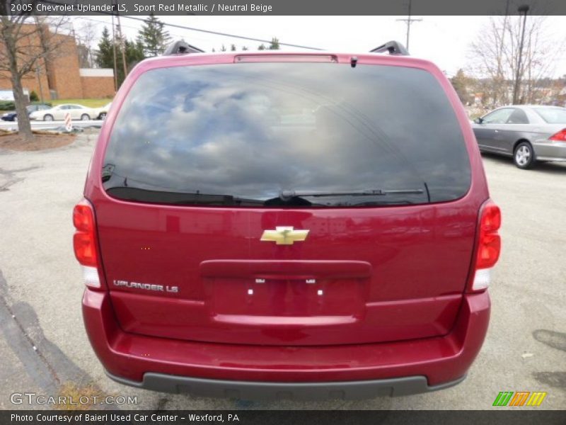 Sport Red Metallic / Neutral Beige 2005 Chevrolet Uplander LS