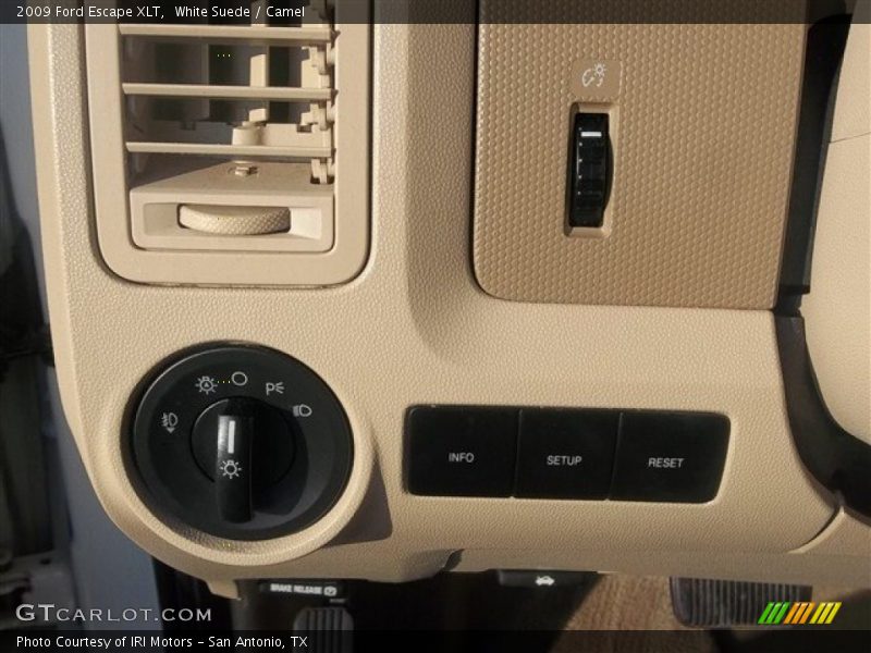 White Suede / Camel 2009 Ford Escape XLT