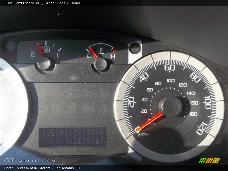 White Suede / Camel 2009 Ford Escape XLT