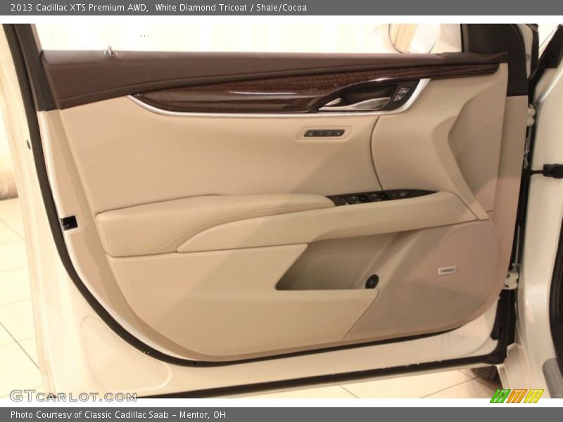 White Diamond Tricoat / Shale/Cocoa 2013 Cadillac XTS Premium AWD