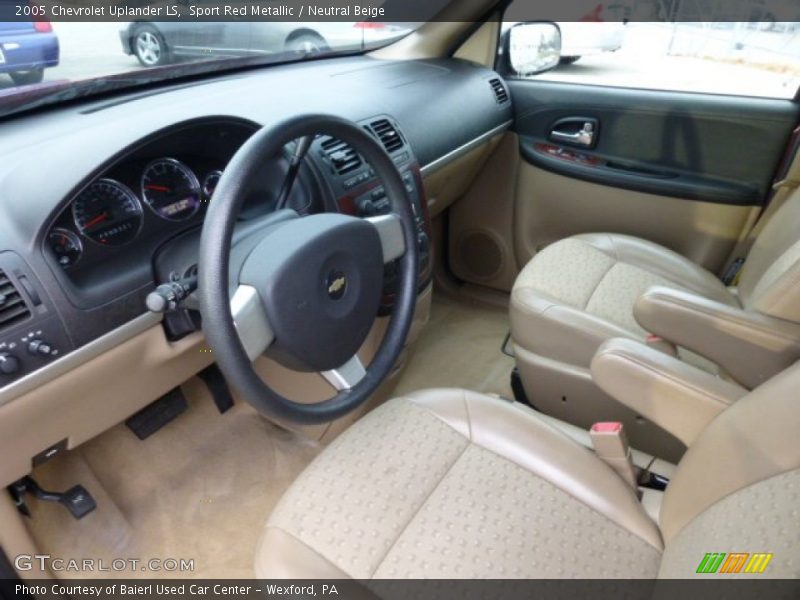 Sport Red Metallic / Neutral Beige 2005 Chevrolet Uplander LS