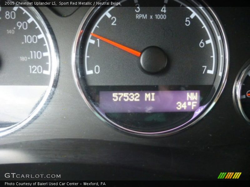 Sport Red Metallic / Neutral Beige 2005 Chevrolet Uplander LS