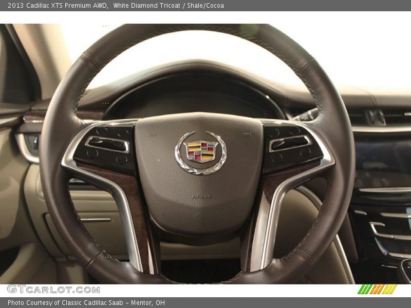 White Diamond Tricoat / Shale/Cocoa 2013 Cadillac XTS Premium AWD