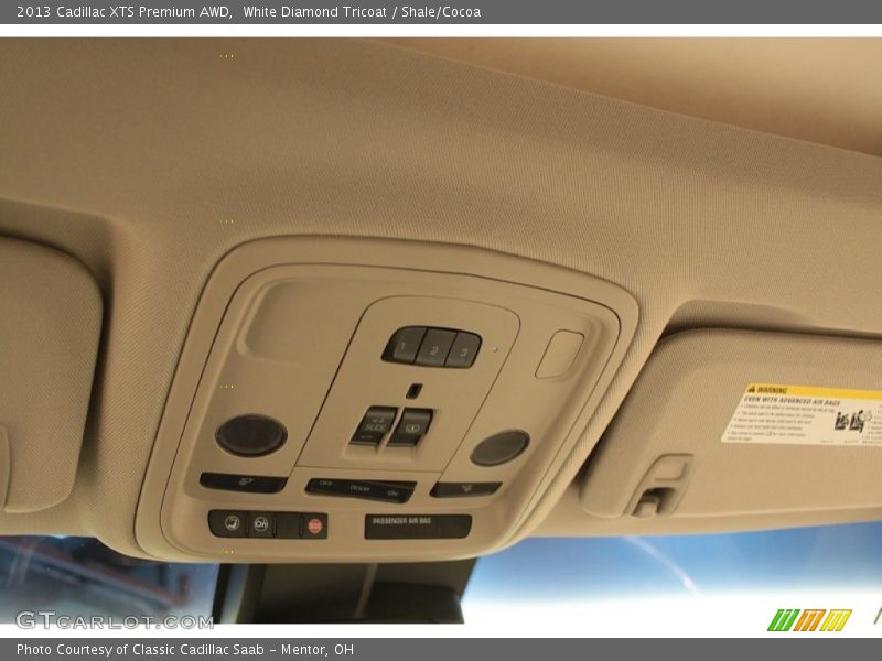 White Diamond Tricoat / Shale/Cocoa 2013 Cadillac XTS Premium AWD